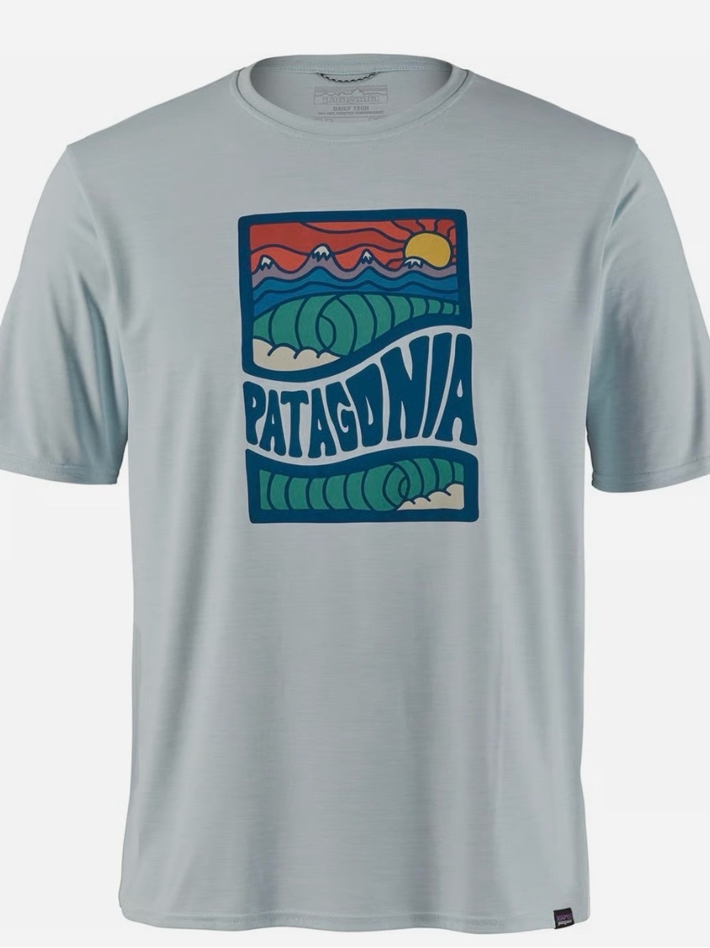 Patagonia Capilene Cool Daily Performance Shirt Mens Small 50+ UPF Cosmic Peaks